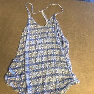 Blue and white tank from Nordstrom
